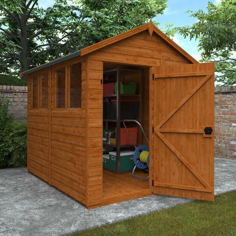 New apex roof garden shed delivery and installation in Edinburgh, East Lothian and Midlothian click here for a new apex roof garden shed quote