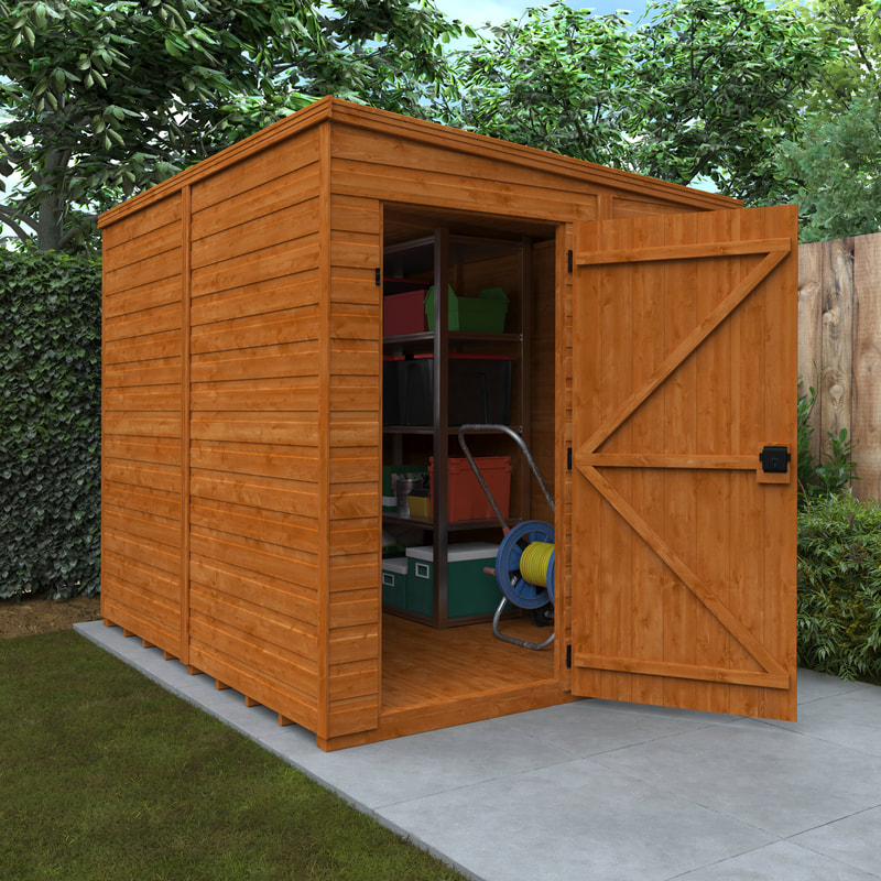 New pent roof windowless garden shed delivery and installation in Edinburgh, East Lothian and Midlothian click here for a new pent roof windowless garden shed quote