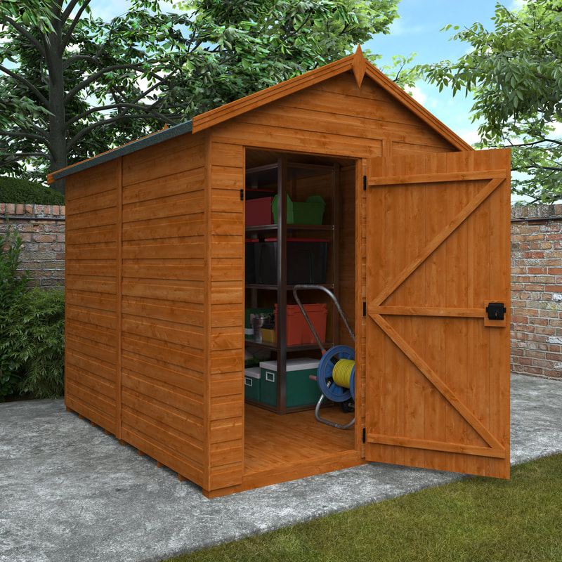 New apex roof windowless garden shed delivery and installation in Edinburgh, East Lothian and Midlothian click here for a new apex roof windowless garden shed quote