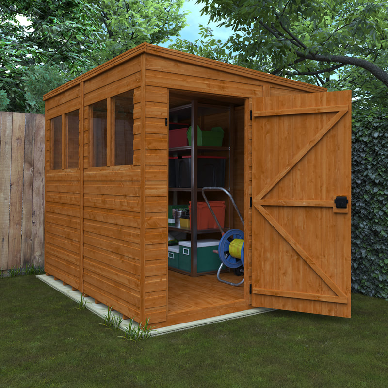 New pent roof garden shed delivery and installation in Edinburgh, East Lothian and Midlothian click here for a new pent roof garden shed quote